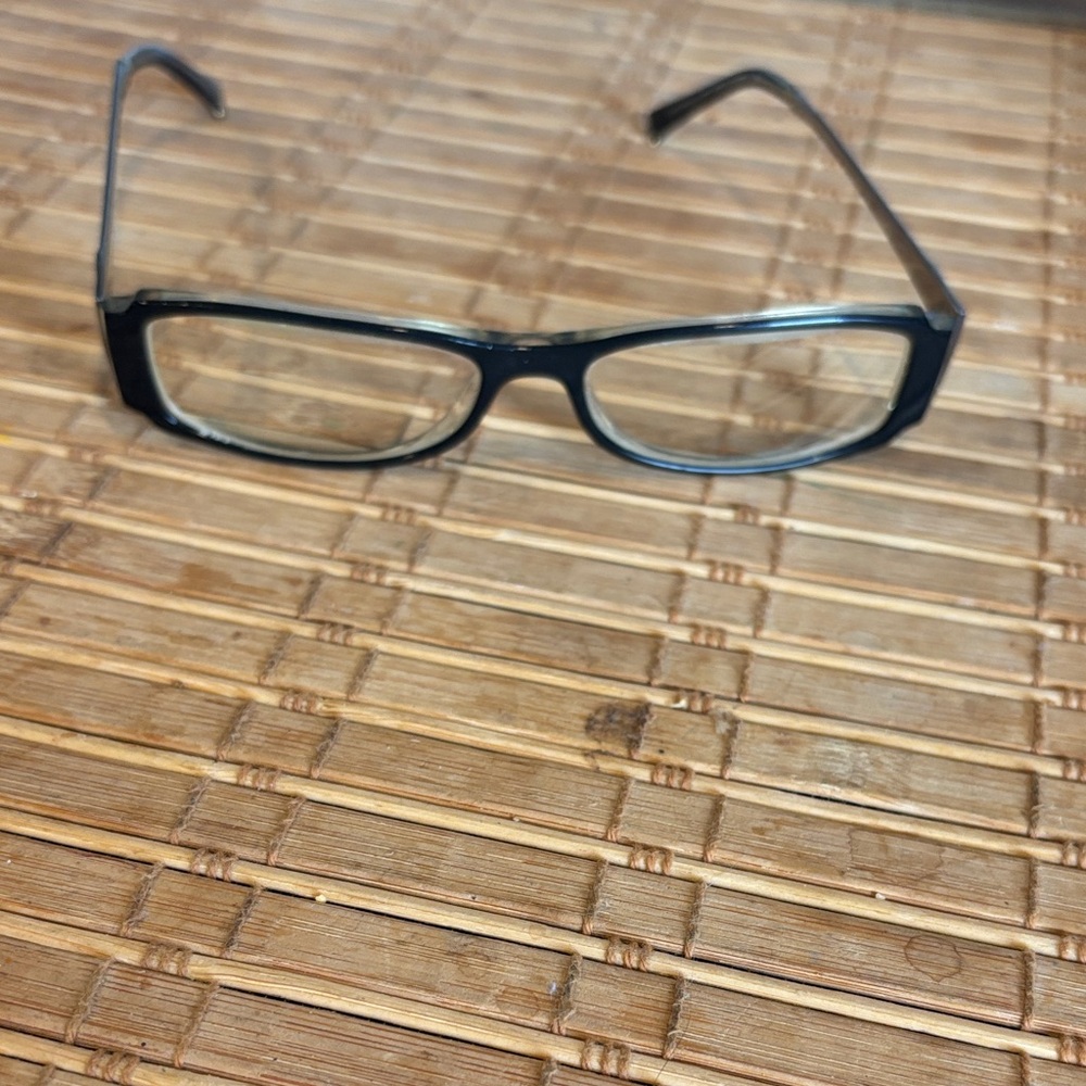 Max Mara VINTAGE Classic Black Rectangular Reading Glasses